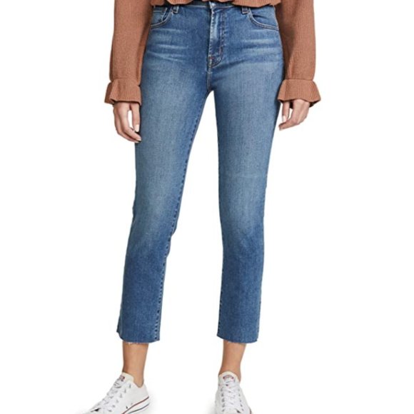 J Brand Ruby High Rise Crop Cigarette Jeans, 25 - Picture 1 of 6